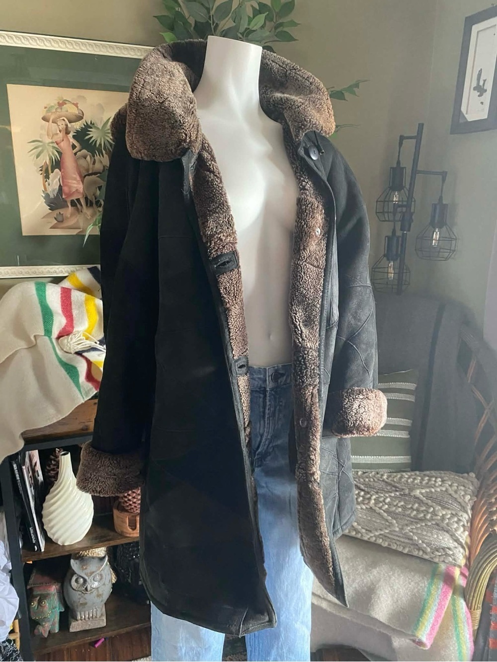 Shearling Coat - Picture 8 of 9